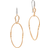 Marco Bicego Marrakech Onde Double Drop Hook Earrings - Gold/Diamond