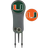 Team Effort Miami Hurricanes Switchblade Repair Tool & Two Ball Markers