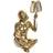Dkd Home Decor Dekorativ figur Gylden Harpiks Abe (27 x 25 x 43.5 cm) Dekorationsfigur