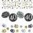 Amscan Over the Hill 'Sparkling Celebration' 40th Birthday Confetti Value Pack (3 types)