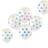 Folat Latex Balloons Pastel Dots Multicolour 6pcs