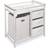 Badger Basket Modern Baby Changing Table with Hamper & 3 Baskets