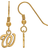 LogoArt Washington Nationals Dangle Earrings - Gold