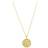 David Yurman Initial A to Z Charm Necklace - Gold/Diamonds