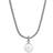 John Hardy Pearl Pendant Necklace - Silver/Pearl