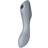 Satisfyer Clitoris Suction Stimulator Curvy Trinity 3 Insertable Air Pulse Vibrator Blue Grey