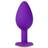 Blush Novelties Temptasia Bling Plug Purple Small