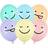 PartyDeco Ballon med print i multi pastel