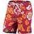 Wes & Willy Minnesota Golden Gophers Floral Volley Logo Swim Trunks - Maroon