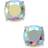 Kate Spade Small Square Stud Earrings - Silver/Multicolour