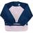 Green Sprouts Snap & Go Easy Wear Long Sleeve Bib Pink Blossom