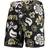 Wes & Willy Colorado Buffaloes Floral Volley Swim Trunks - Black