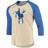 Majestic Threads Indianapolis Colts Gridiron Classics Raglan 3/4-Sleeve T-shirt - Cream