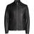 Theory Morveck Leather Bomber Jacket - Black