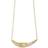 Marco Bicego Lunaria Hammered Crescent Collar Necklace - Gold