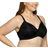 Vanity Fair Beauty Back Full Figure Wireless Extended Side and Back Smoother Bra - Midnight Black