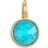 Marco Bicego Jaipur Small Stackable Pendant - Gold/Turquoise