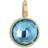 Marco Bicego Jaipur Small Stackable Pendant - Gold/Blue Topaz