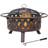 Sunnydaze Bronze Crossweave Wood Burning Fire Pit 30"