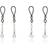 CalExotics Nipple Play NonPiercing Nipple Jewellery Crystal Teardrop