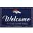 Fan Creations Denver Broncos Personalized Team Color Welcome Sign