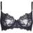 Skarlett Blue Entice Balconette Bra - Black/Midnight