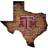 Fan Creations Texas A&M Aggies Distressed State with Logo Sign Board