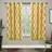 Exclusive Home Ironwork Geo Spaljé Satingardiner 52 x 63 cm 2 Pack 132.08x160.02cm