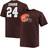 Fanatics Cleveland Browns Big & Tall T-Shirt Nick Chubb 24. Sr