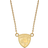 LogoArt Florida Panthers Small Pend Necklace - Gold