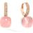 Pomellato Nudo Classic Earrings - White Gold/Rose Gold/Quartz/Diamonds