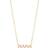 Zoe Chicco Itty Bitty Mama Necklace - Gold