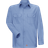 Red Kap Long Sleeve Solid Rip Stop Shirt - Light Blue