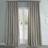 Faux Linen Window Curtain 127x243.84cm