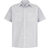 Red Kap Men's Industrial Stripe Work Shirt - White/Charcoal