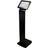 CTA Digital Premium Locking Floor Stand Kiosk Black Black