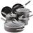 Ayesha Curry Hard Anodized Collection Cookware Set with lid 10 Parts