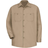 Red Kap Wrinkle-Resistant Work Shirt - Khaki