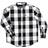 Smith's Workwear Men's Buffalo Pocket Flannel Button-up Shirt - White/Black
