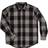 Smith's Workwear Men's Buffalo Pocket Flannel Button-Up Shirt - Grey/Black