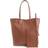 Royce Tall Tote Bag with Wristlet - Tan