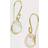 Ippolita Rock Candy Teeny Teardrop Earrings - Gold/White