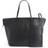 Royce Wide Tote Bag with Wristlet - Black