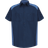 Red Kap Short Sleeve Motorsports Shirt - Navy/Postman Blue