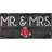 Fan Creations Boston Red Sox Mr. & Mrs. Sign Board