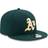 New Era Oakland Athletics Road Authentic Collection On Field 59FIFTY Performance Fitted Hat Men - Green