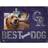 Fan Creations Colorado Rockies Best Dog Clip Photo Frame