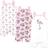 Hudson Baby Cotton Rompers 3-pack - Painted Flamingo (10152663)