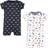 Hudson Baby Cotton Rompers 2-pack - Dino (10116912)