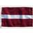 1852 Marine Gæsteflag Cm Gæsteflag letland 20x30cm
